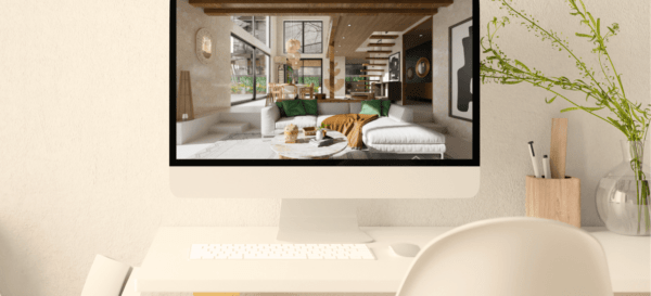 Ecran avec visuel 3D