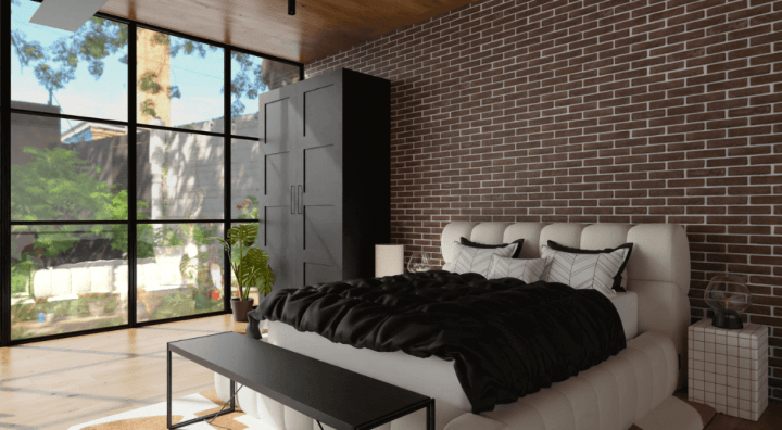 Industrial bedroom
