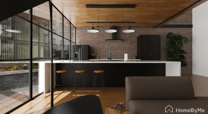 Industrial style kitchen