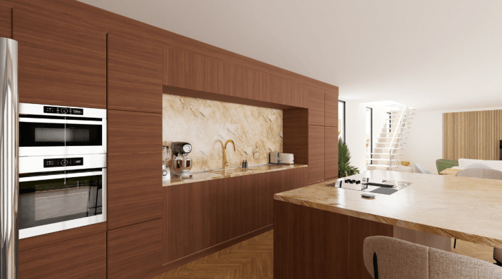 Open layout kitchen